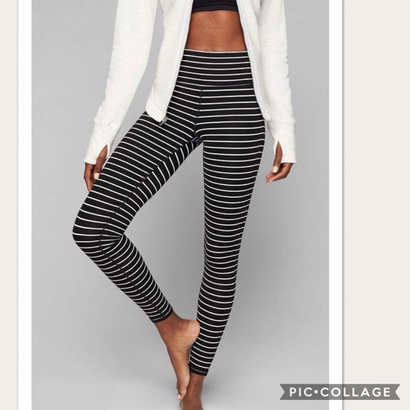 Athleta Pants - Athleta High Rise Chaturanga Stripe Tight